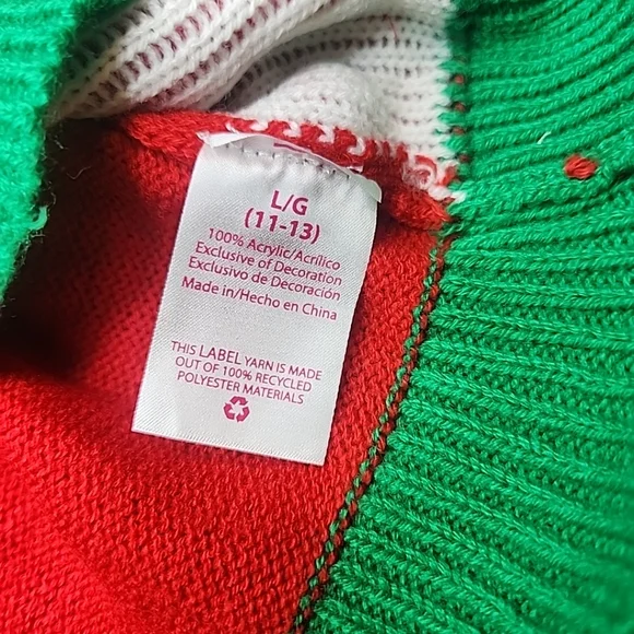 No Boundaries Juniors Christmas Sweater L (11-13) - Picture 8 of 8